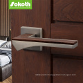 contemporary hot selling split privacy bedroom new design wooden door lock handle set